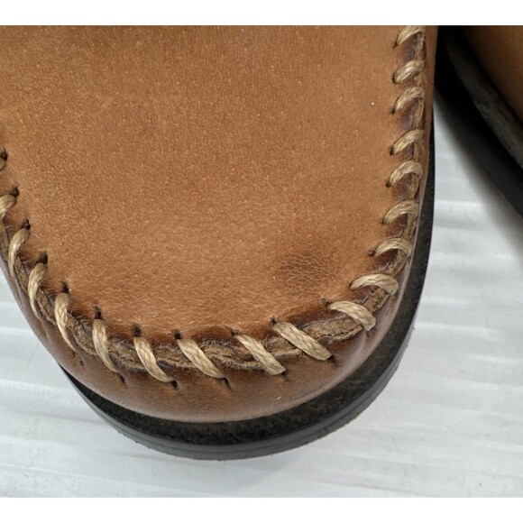 G. H. Bass Men’s Jeremy Loafers Shoes Light Brown Tan Slip On Kiltie Tassel 9D - Picture 7 of 11